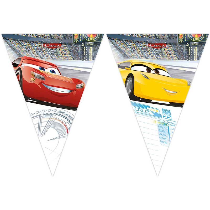 Disney Cars Pennant Bunting Banner (2.3 m) - Anilas UK