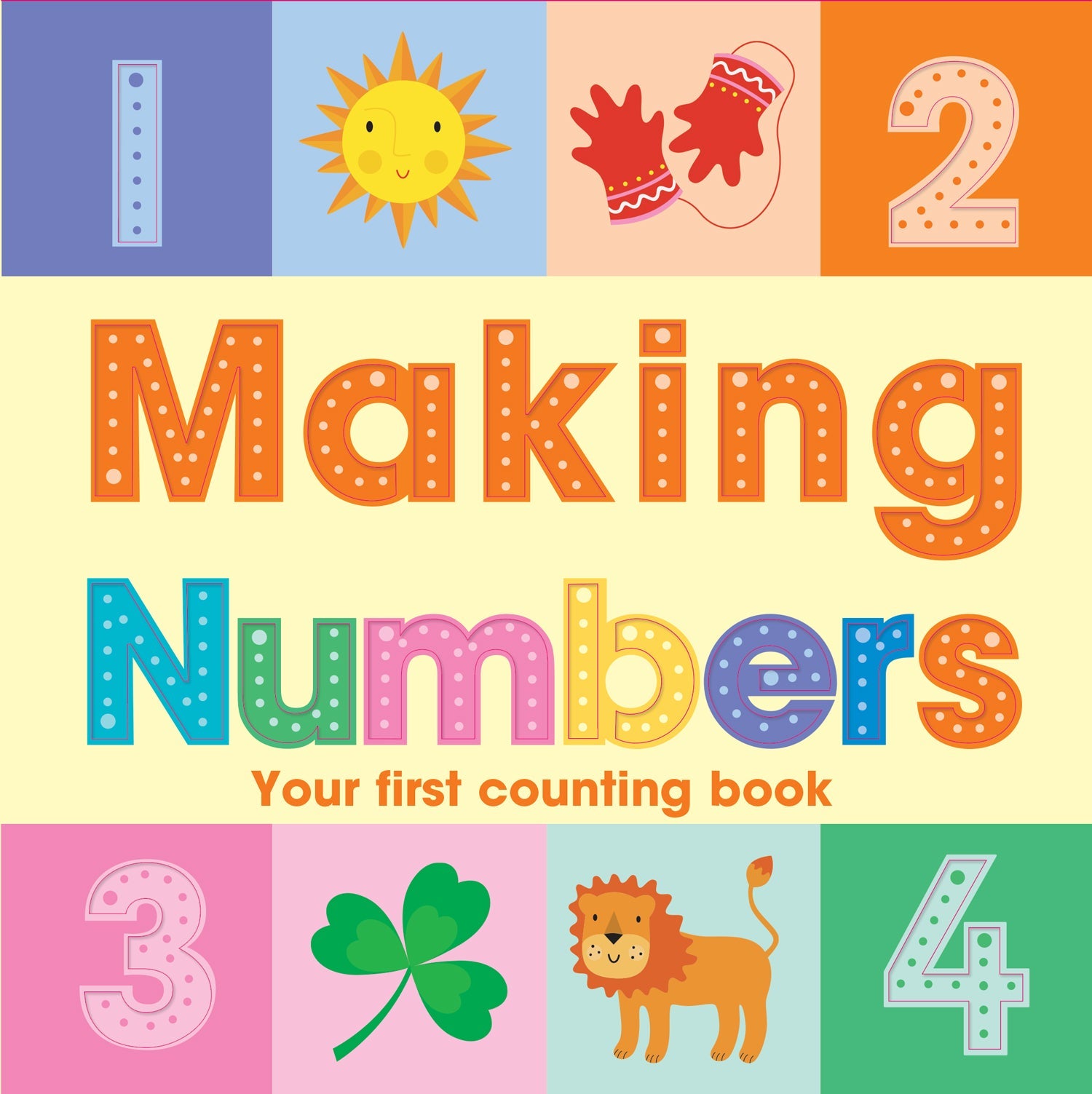 Making Numbers Babies Board Book (First counting book) - Anilas UK