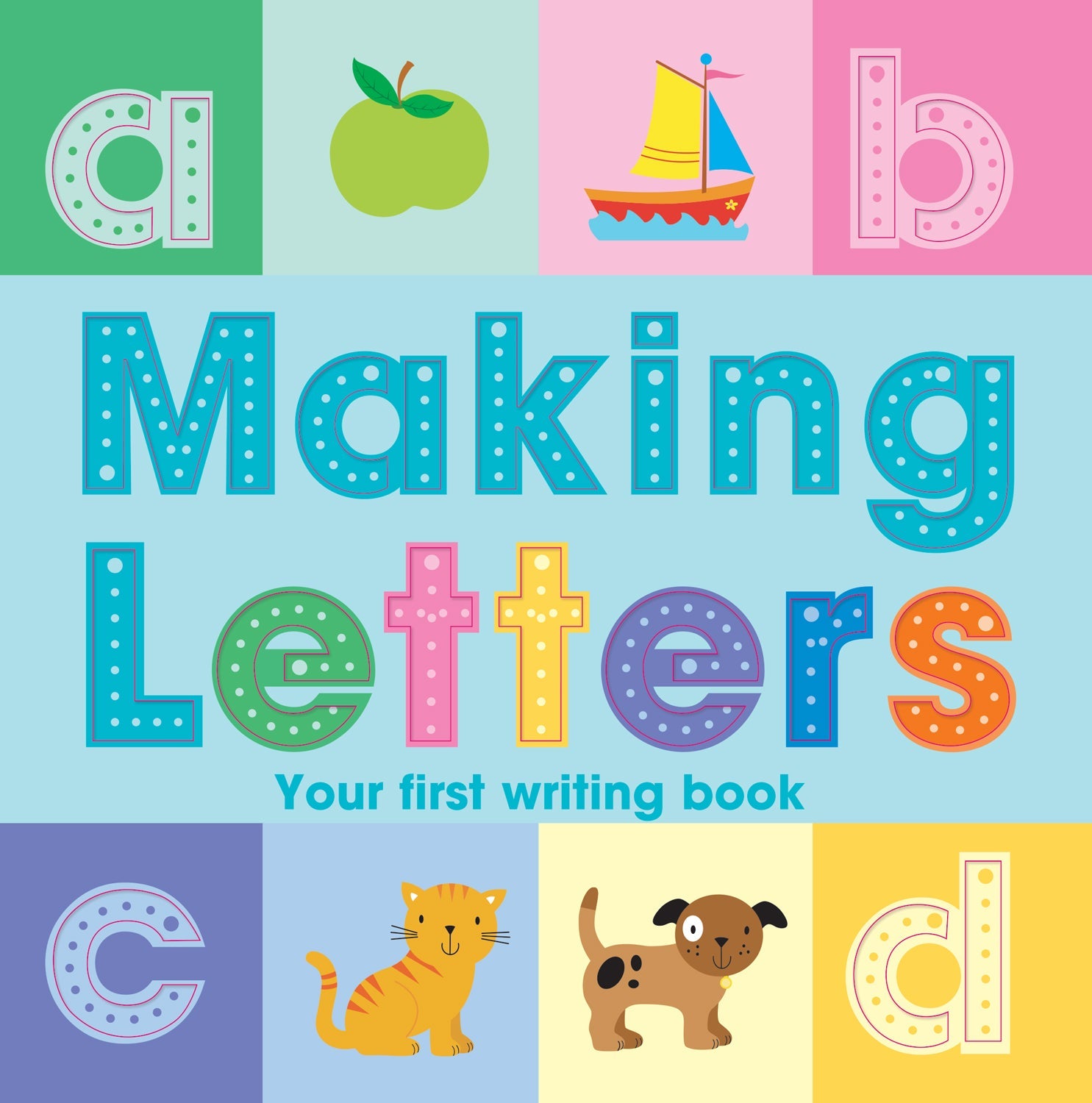 Making Letters Babies Board Book (First writing book) - Anilas UK