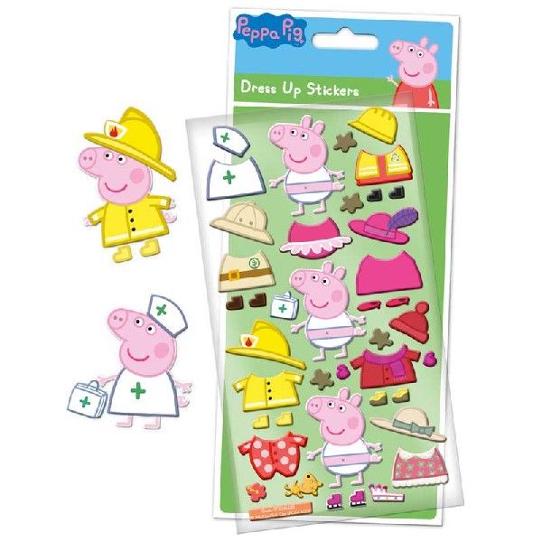 Peppa Pig Dress Up Stickers - Anilas UK