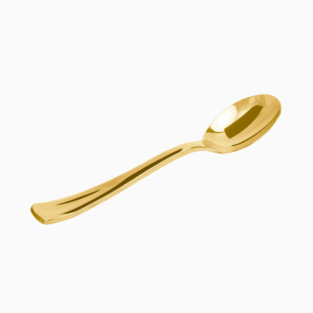 Gold Premium Reusable Plastic Spoon (pack of 6) - Anilas UK