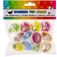 Spinning Top Emotion Face (pack of 12)