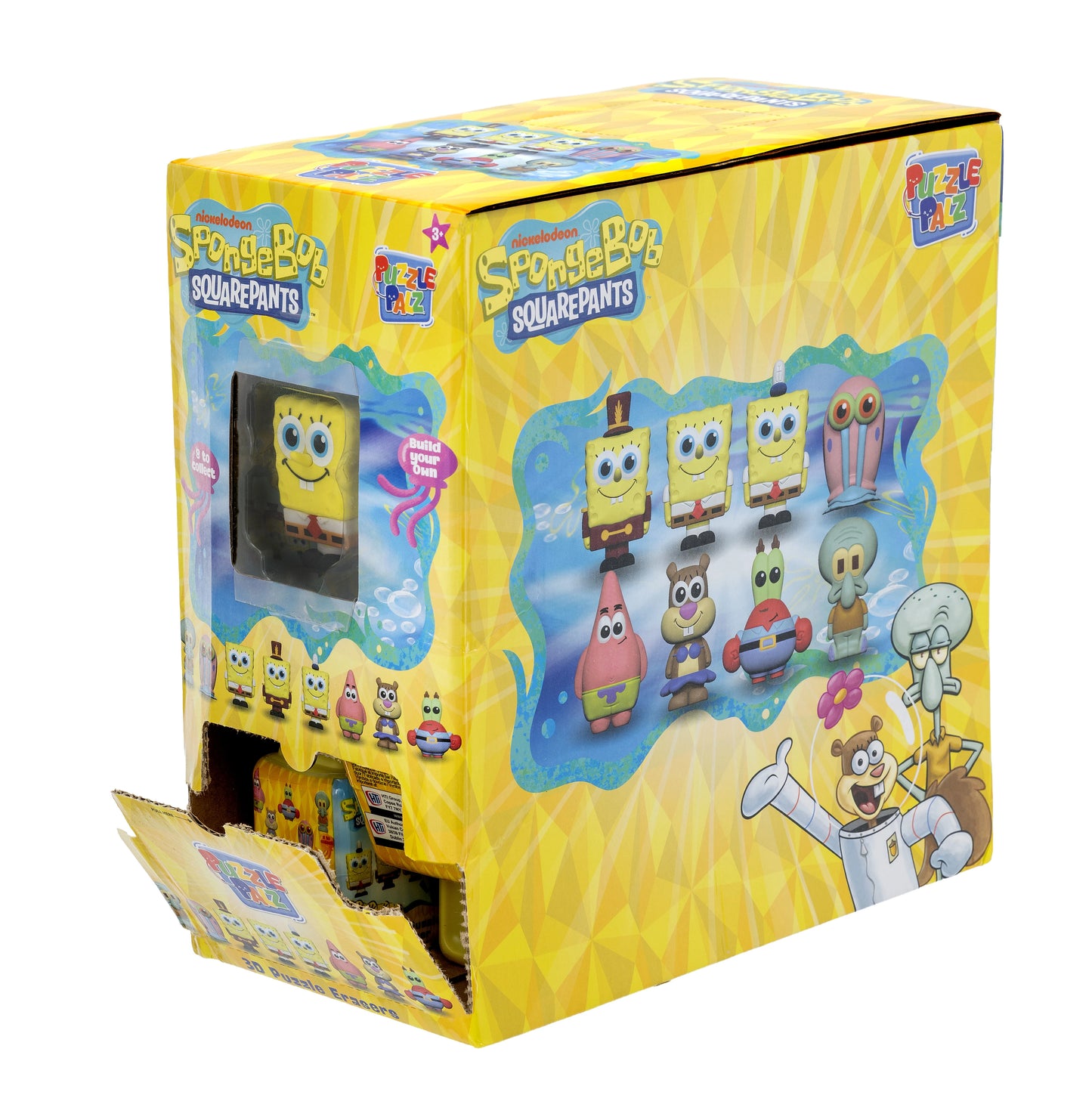 Sponge Bob 3D Puzzle Eraser (8 to collect) - Anilas UK
