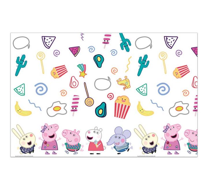 Peppa Pig Messy Play Plastic Party Table Cover - Anilas UK