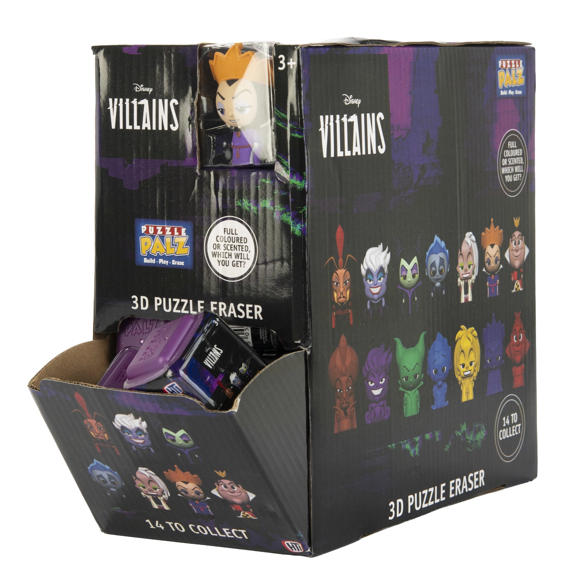 Disney Villains 3D Puzzle Eraser (14 to collect) - Anilas UK