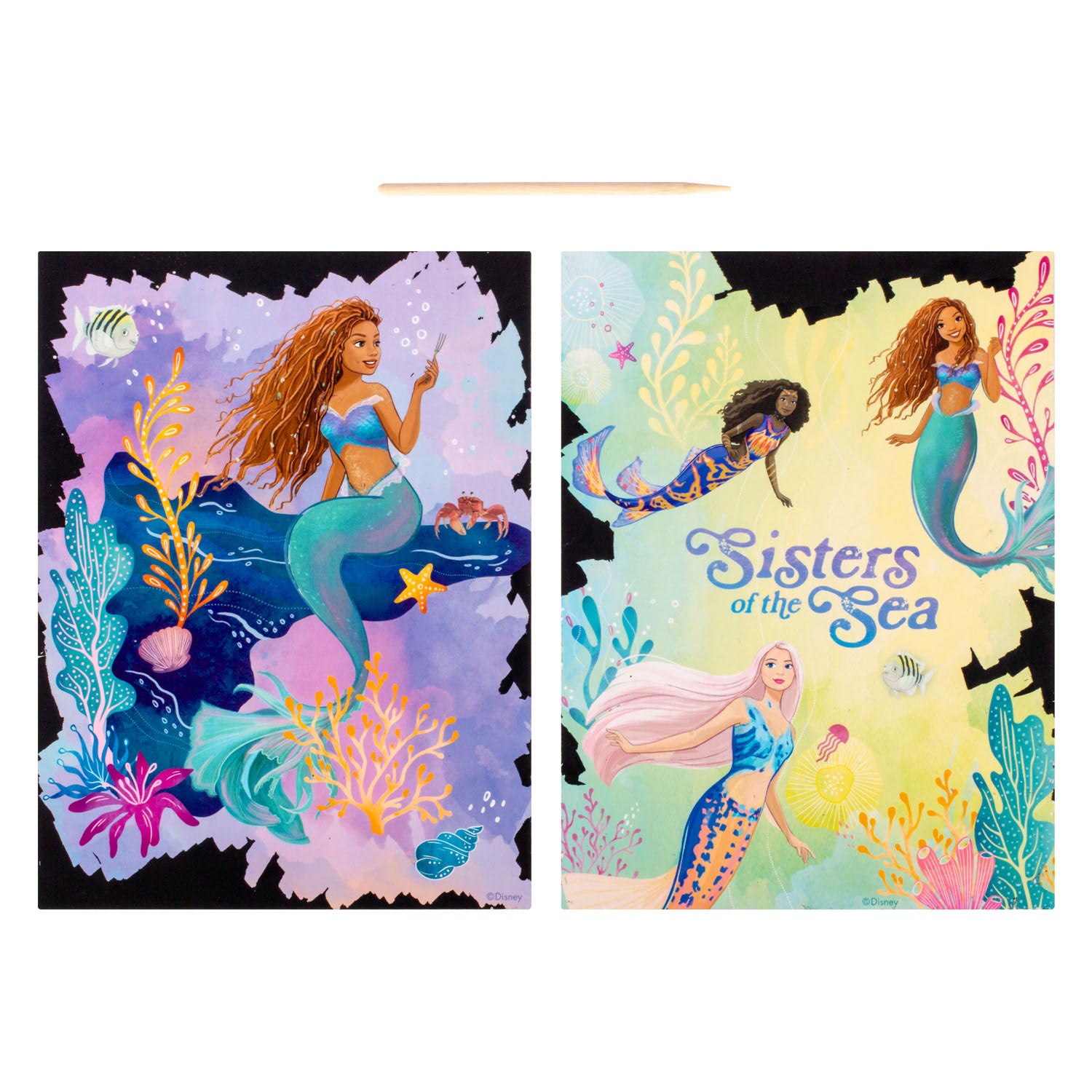 Disney Mermaid Scratch Art - Anilas UK
