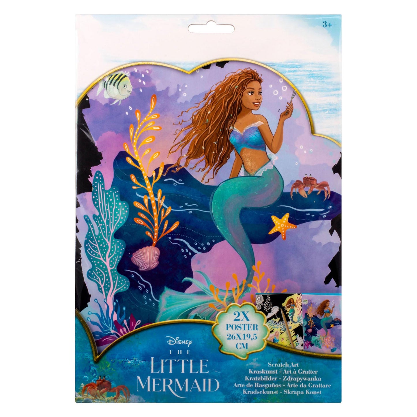 Disney Mermaid Scratch Art - Anilas UK