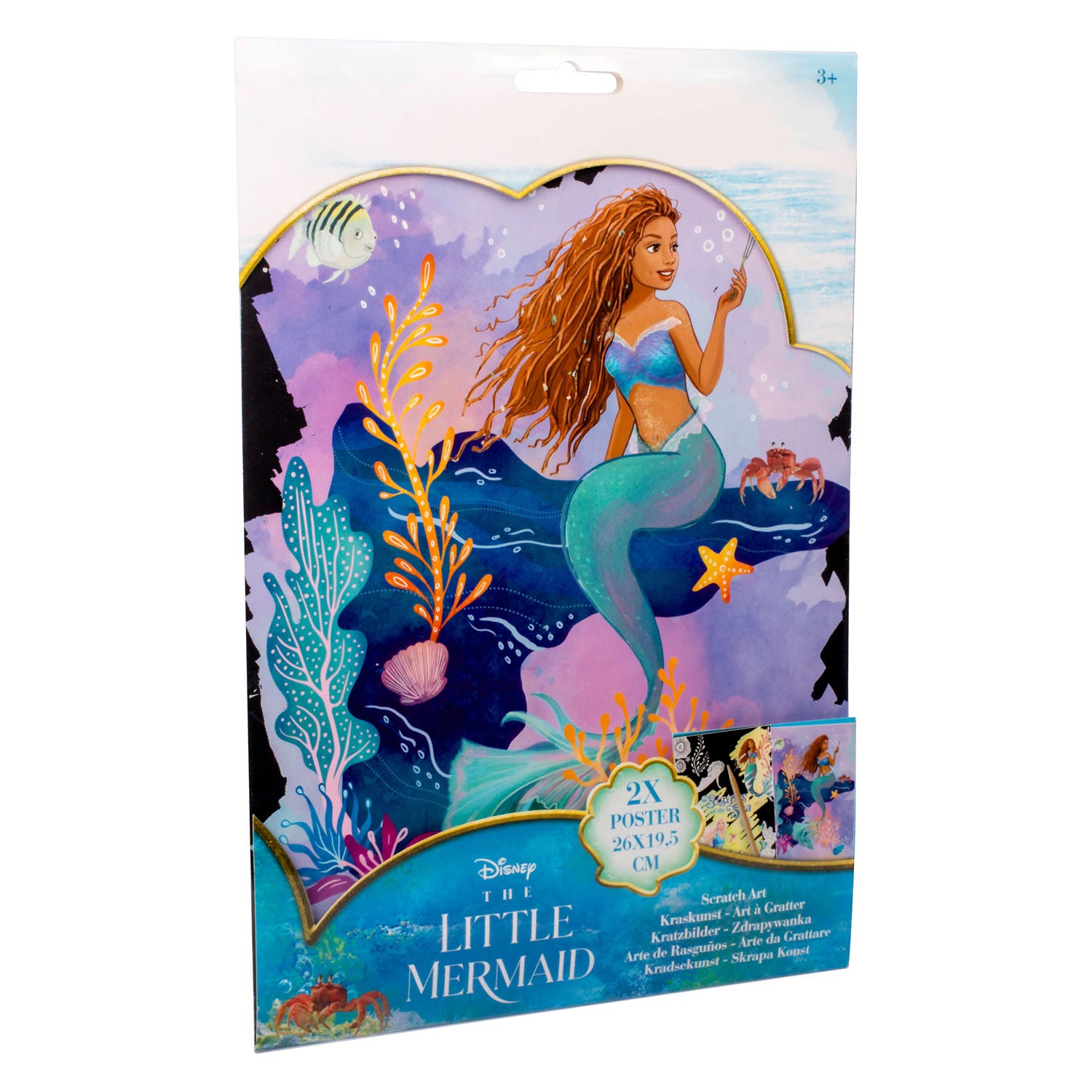 Disney Mermaid Scratch Art - Anilas UK