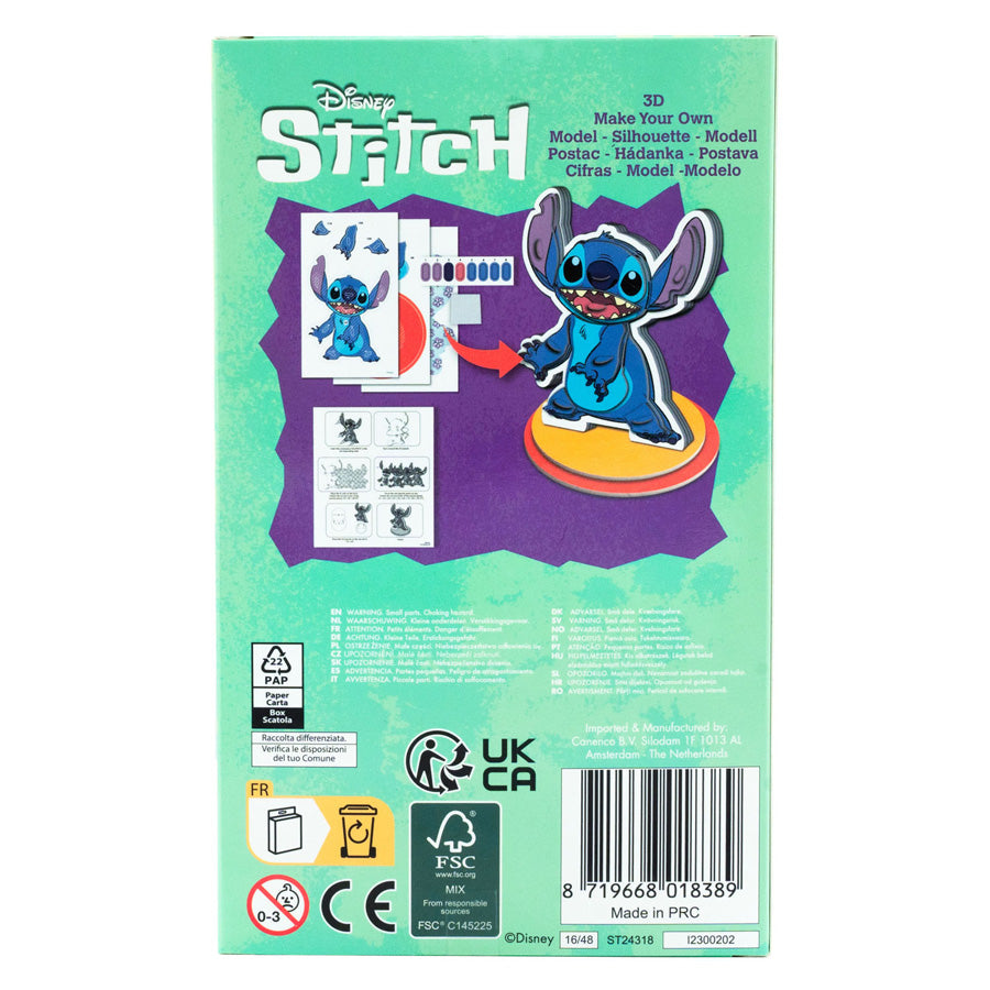 Disney Stitch Make Your Own 3D Model - Anilas UK