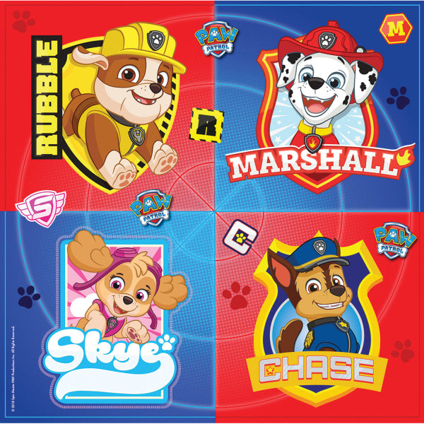 Paw Patrol Napkins (Red & Blue - Pack of 16) - Anilas UK