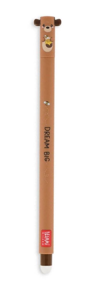 Legami Teddy Bear Erasable Gel Pen with Red Ink - Anilas UK
