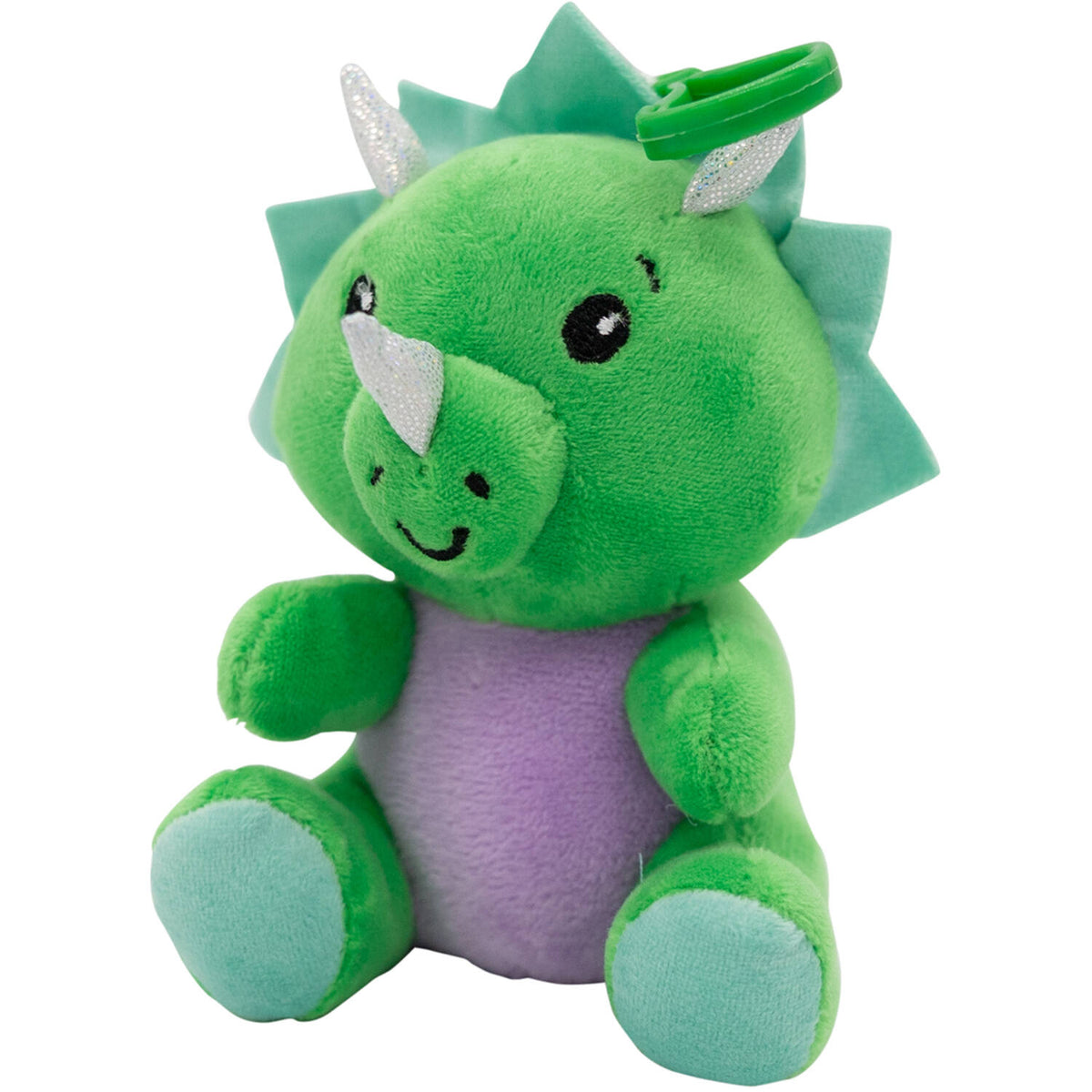 2-in-1 Plush Toy Balloon Weight Dinosaur With Hook, 11cm, 90g