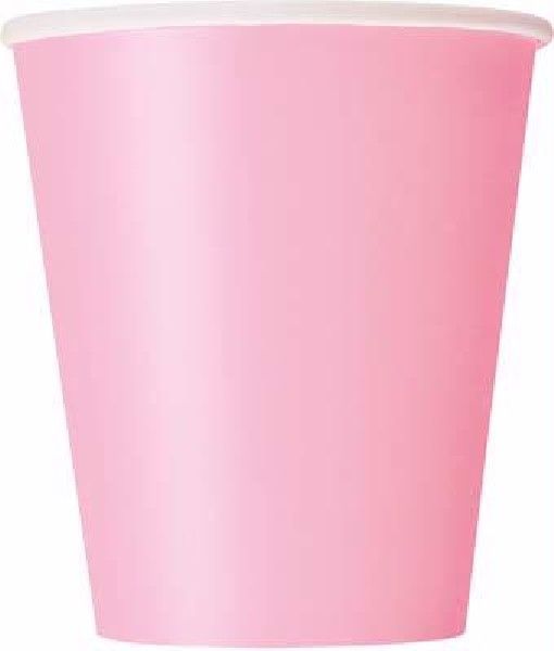 Lovely Pink Party Paper Cups (Pack of 8)