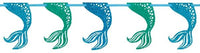 
              Mermaid Glitter Tail Garland Banner - Anilas UK
            
