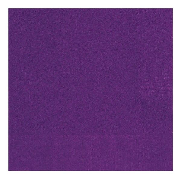 Deep Purple Napkins (Pack of 20) - Anilas UK