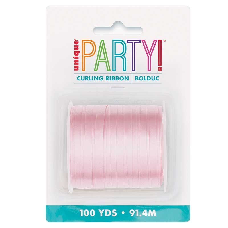 Pastel Pink Curling Ribbon (100yds) - Anilas UK