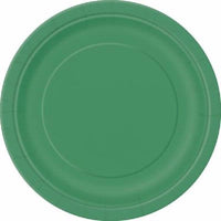 Emerald Green Paper Plates - 21.9cm (Pack of 8)