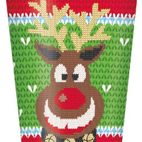 Christmas Sweater Print Party Cups (Pack of 8) - Anilas UK