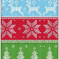 Christmas Sweater Print Plastic Table Cover - Anilas UK
