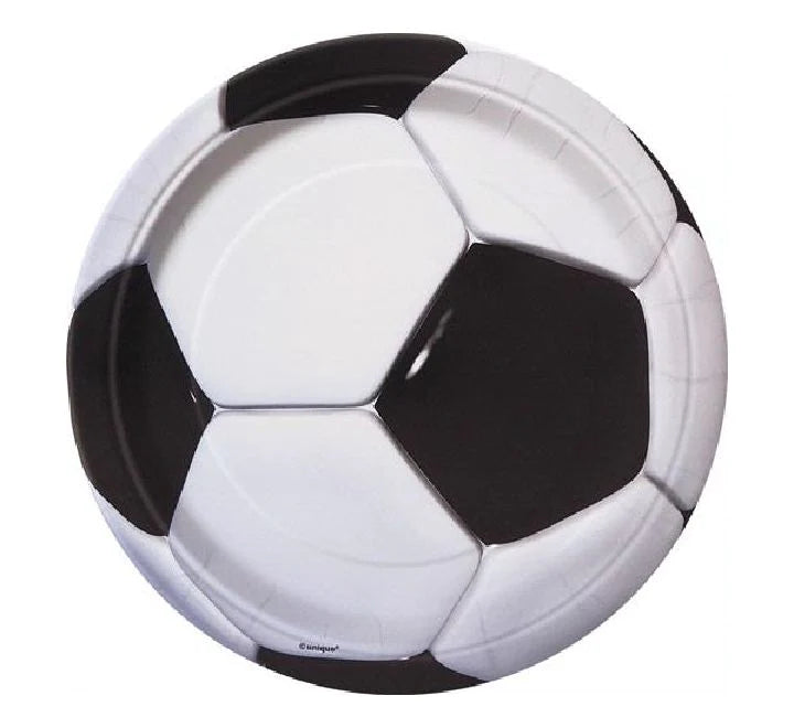Complete Football Themed Party Pack for 8 people Including Tableware and Favours - Anilas UK
