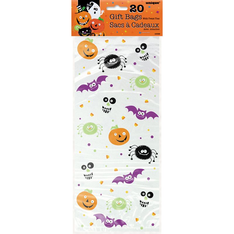 Spooky Smiles Cello Bags (20 pieces) - Anilas UK