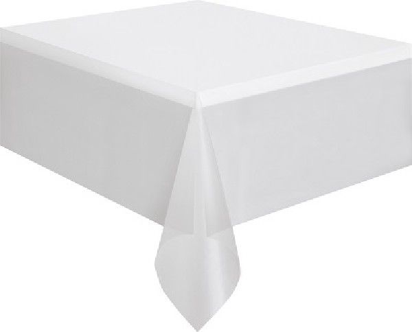 Clear Plastic Birthday Party Table Cover (137x274 cm) - Anilas UK