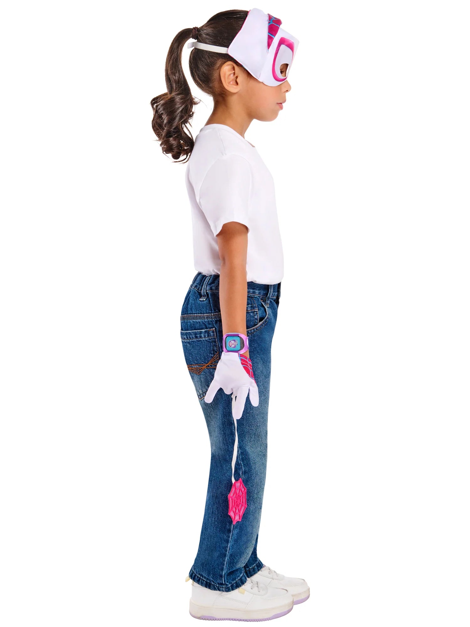 Ghost Spider Marvel Accessory Set Mask Gloves Watch & Web Slinger - Anilas UK