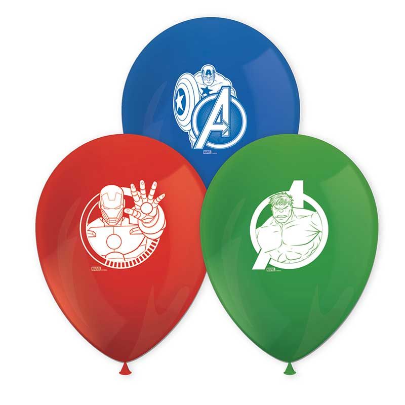 Avengers Birthday Party Balloons (Pack of 8)