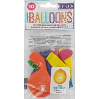 
              Latex Assorted Happy 5th Birthday Balloons (Pack of 10)
            