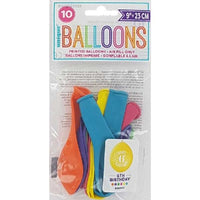 
              Latex Assorted Happy 6th Birthday Balloons (Pack of 10)
            