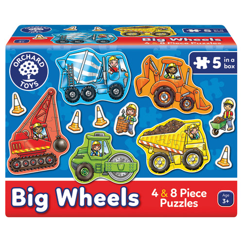 Big Wheels Jigsaw Puzzle - Anilas UK