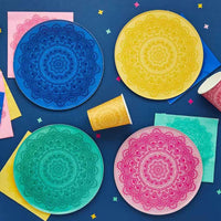 
              Mandala Design Paper Plates (Pack of 8) - Anilas UK
            