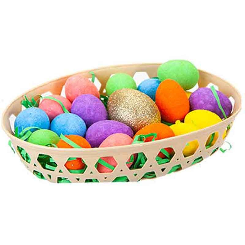 Easter Egg Basket with Golden Egg Set - Anilas UK