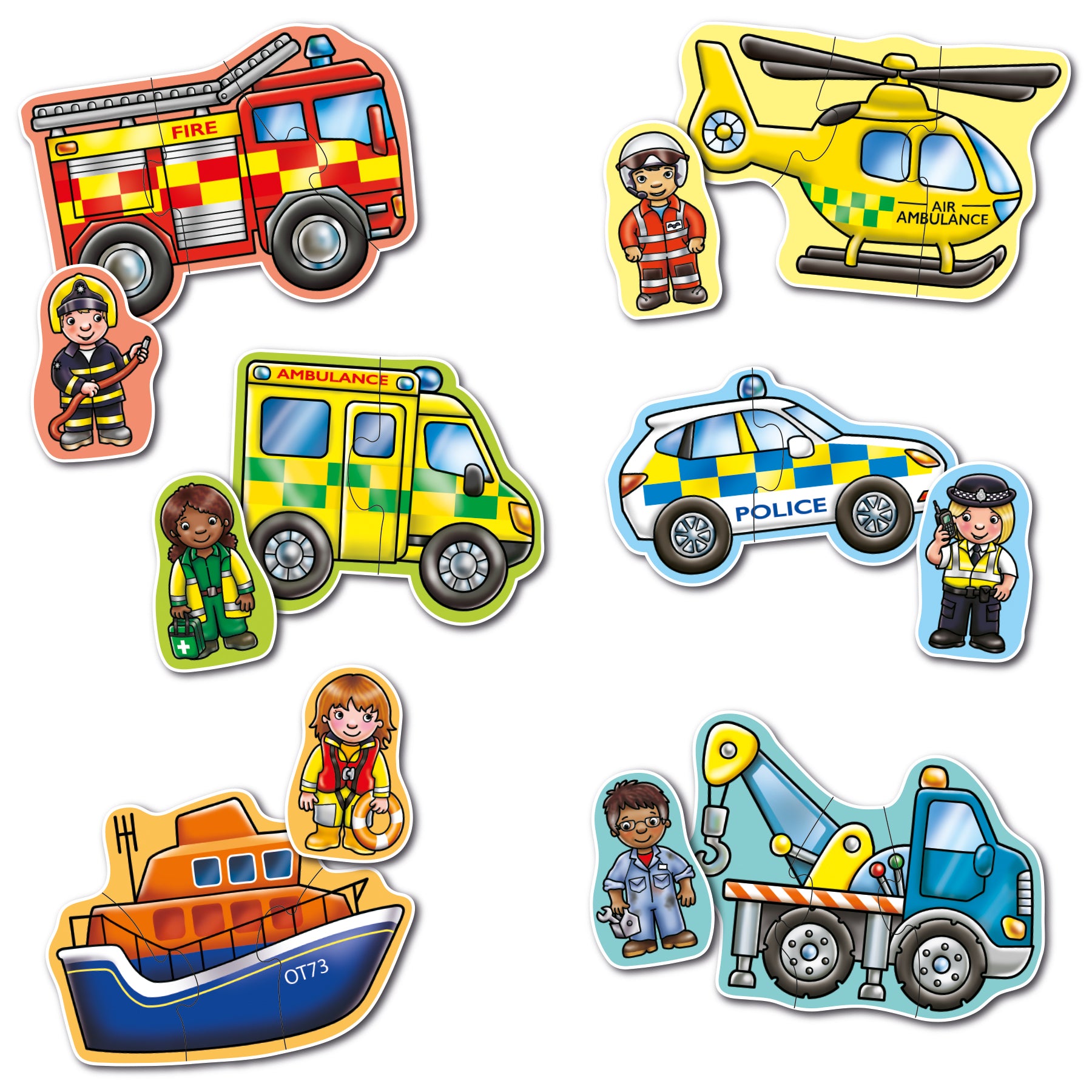 Rescue Squad Jigsaw Puzzle - Anilas UK