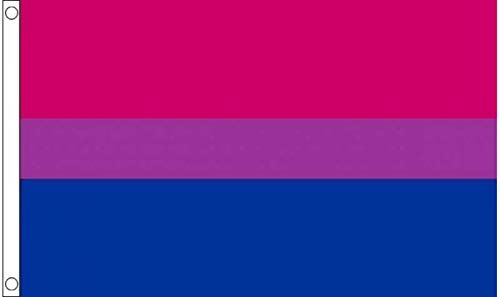 Bisexual Premium Quality Flag  (5ft x 3ft) - Anilas UK