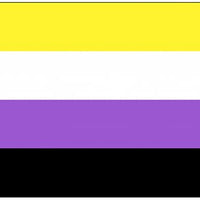 Non-Binary Premium Quality Flag (5ft x 3ft) - Anilas UK