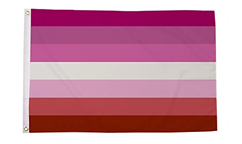 Lesbian Premium Quality Flag (5ft x 3ft) - Anilas UK