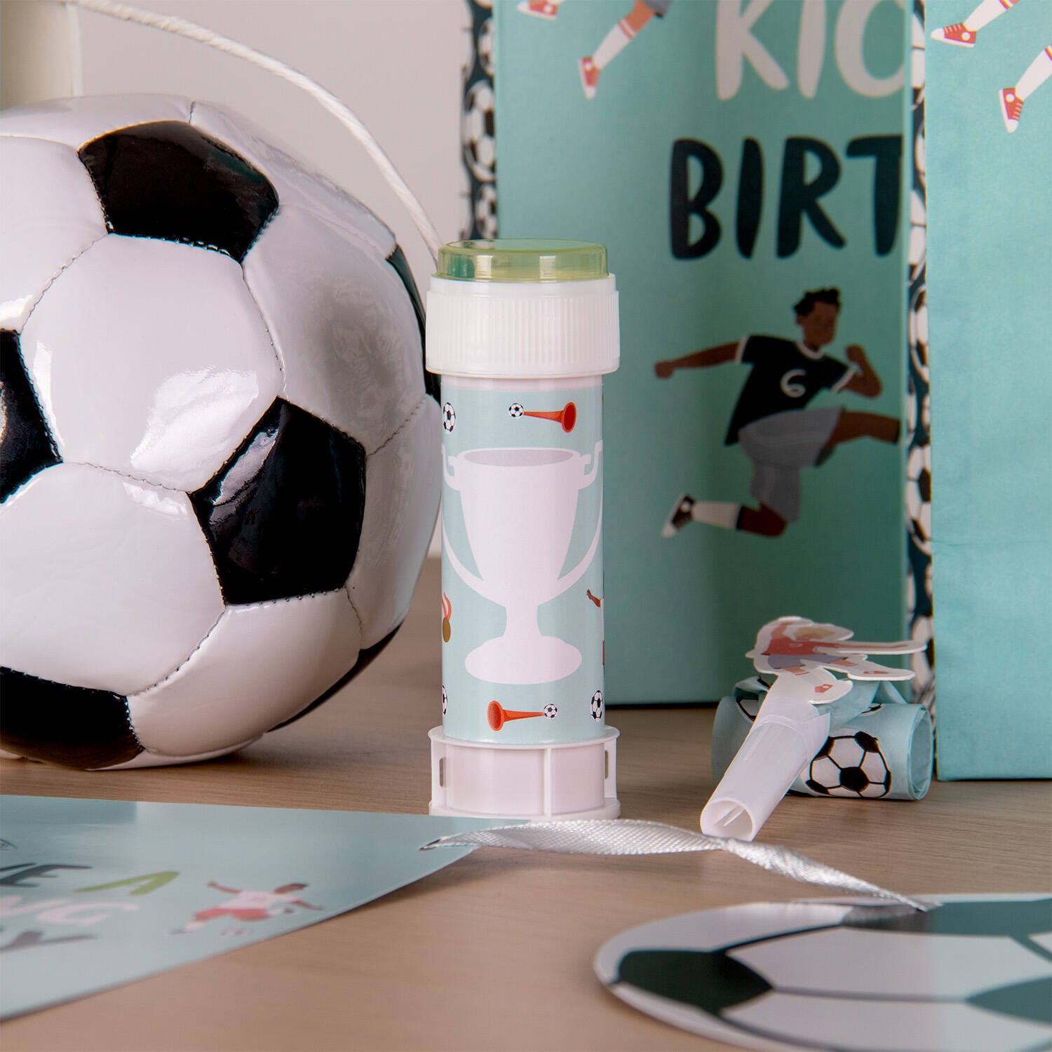 Bubbles Soap Sticker - Fantastic Football (6 pieces) - Anilas UK