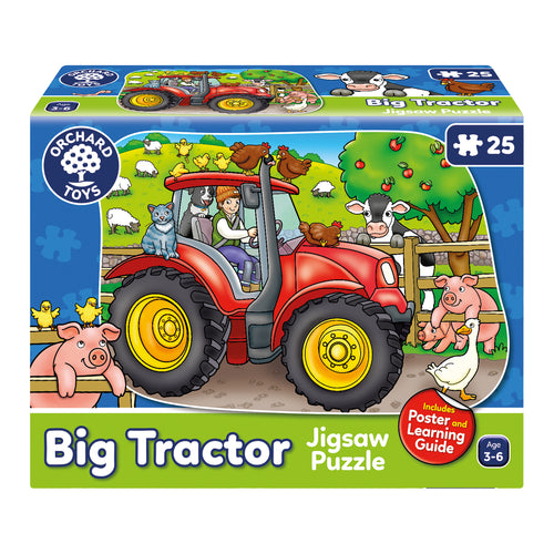 Big Tractor Jigsaw Puzzle - Anilas UK
