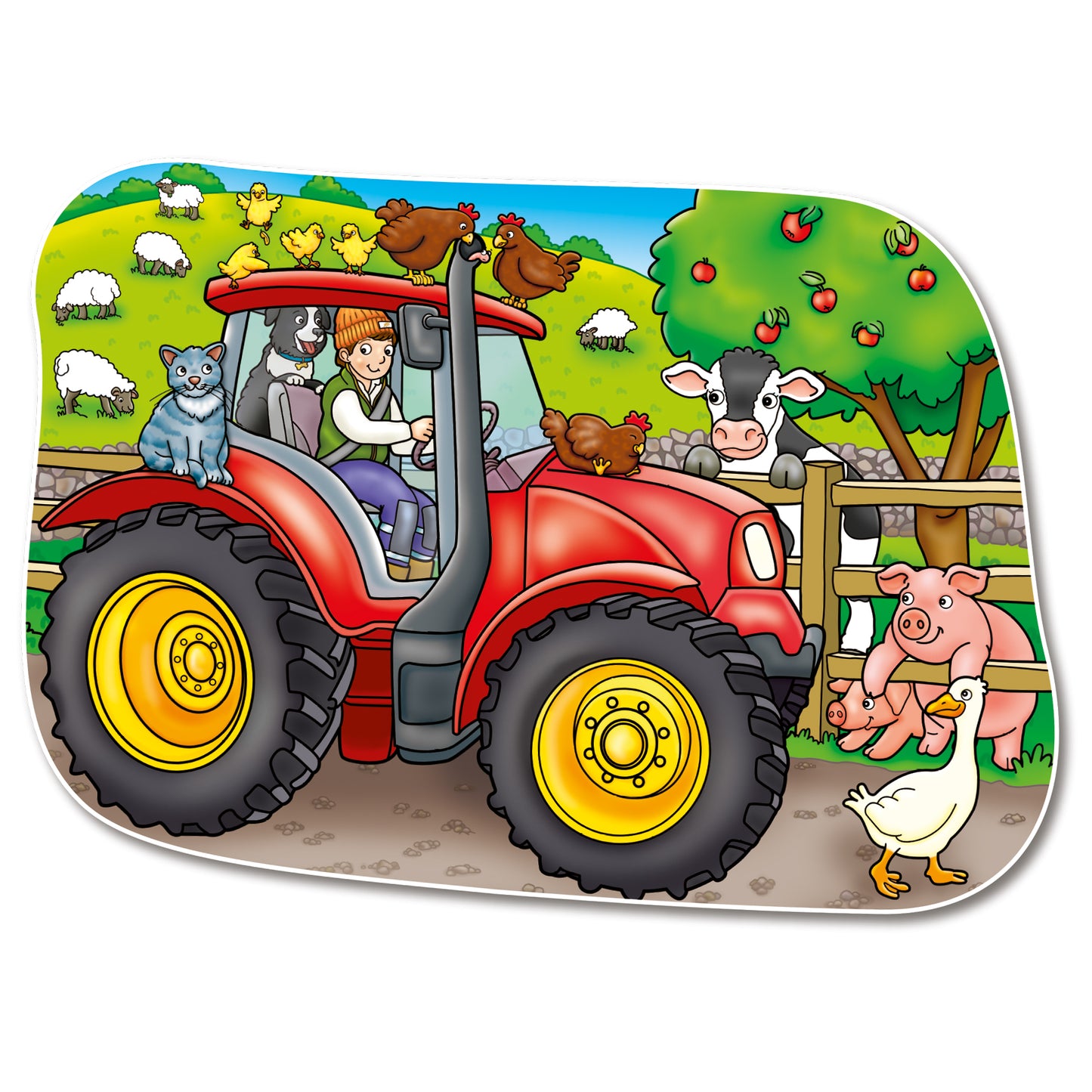 Big Tractor Jigsaw Puzzle - Anilas UK