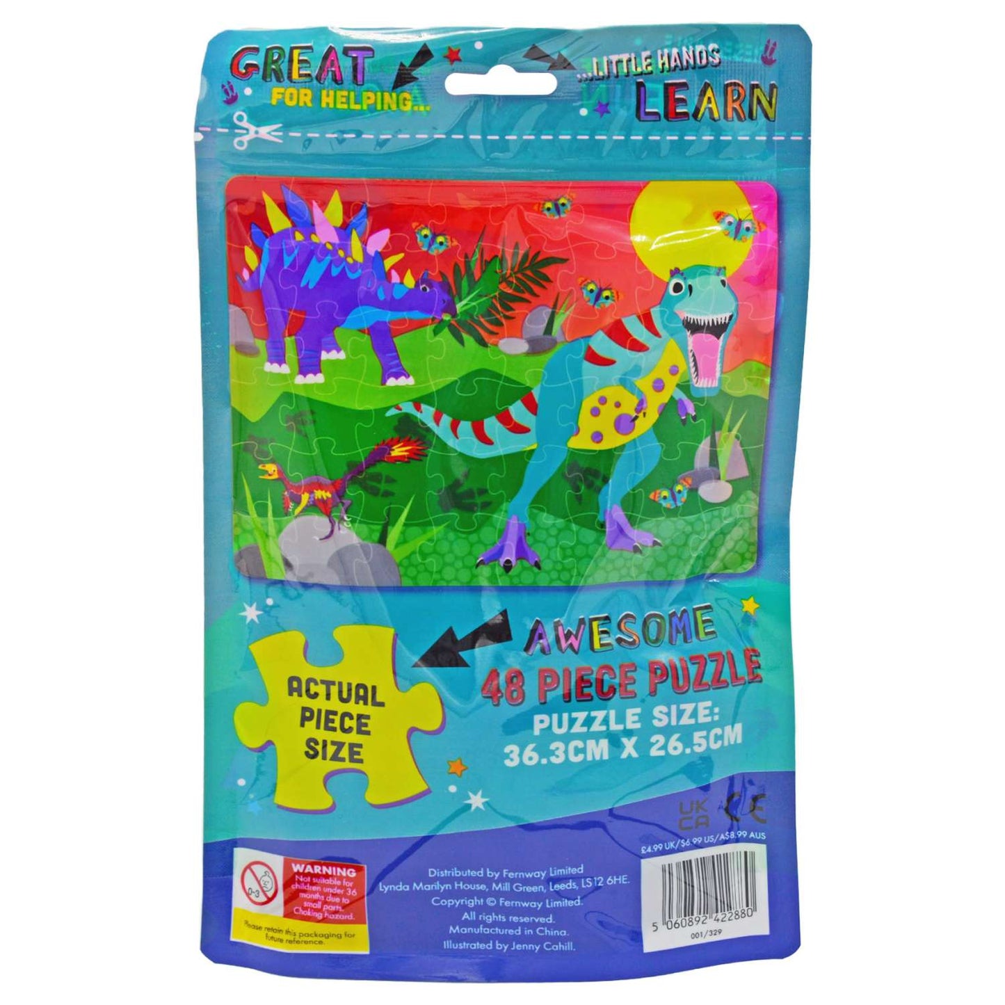 Dinosaur Adventure Jigsaw Puzzle Bag - Anilas UK