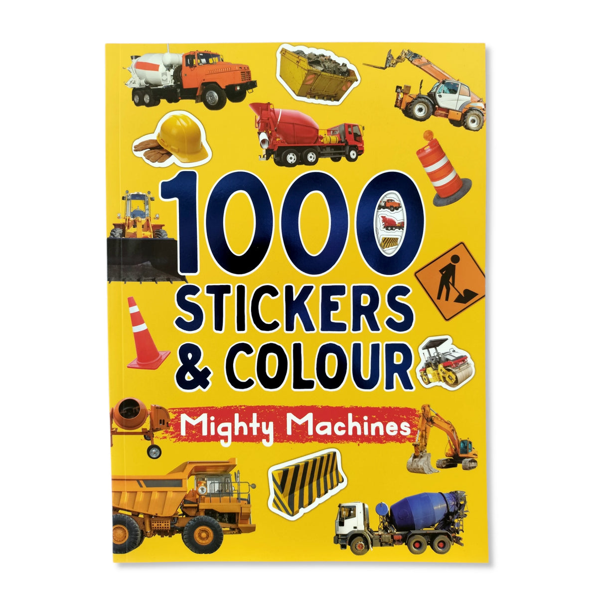 Mighty Machines - 1000 Stickers and Colour - Anilas UK