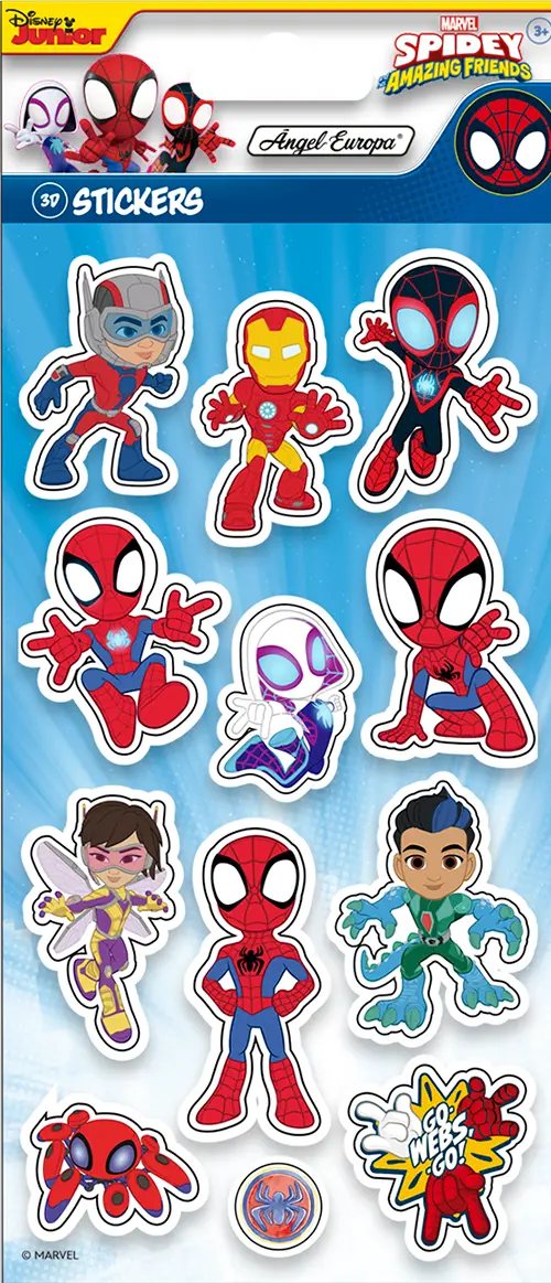 Marvel Spidey 3D Stickers - Anilas UK