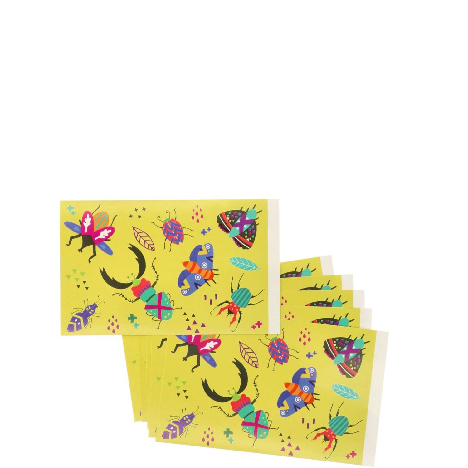 Bubbles Soap Sticker - Buzzing Bugs (6 pieces) - Anilas UK