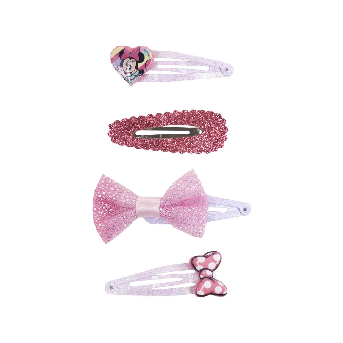 Disney Minnie Mouse 5 cm Snap Clips (pack of 4) - Anilas UK