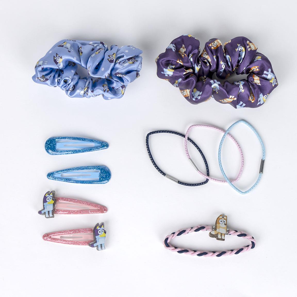 Bluey Hair Accessories Set in Toiletry  Bag - Anilas UK