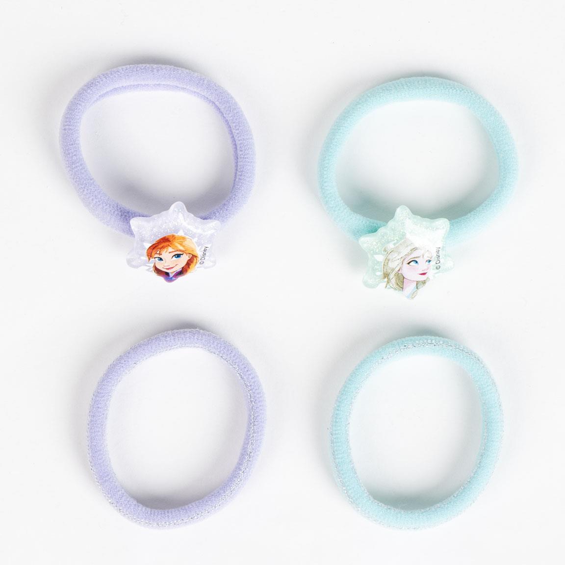 Disney Frozen Elastic Ponytail Holders (pack of 4) - Anilas UK
