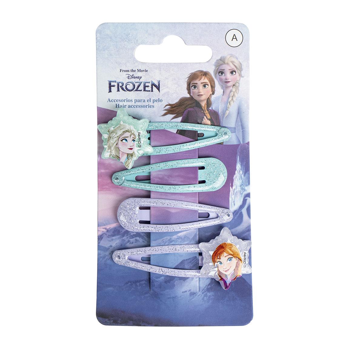 Disney Frozen 5 cm Snap Clips (pack of 4) - Anilas UK