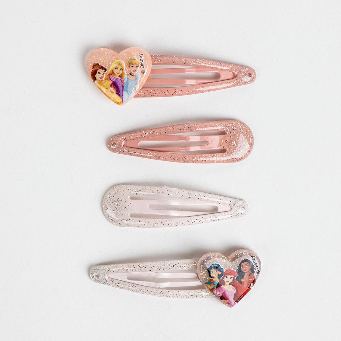 Disney Princess 5 cm Snap Clips (pack of 4) - Anilas UK