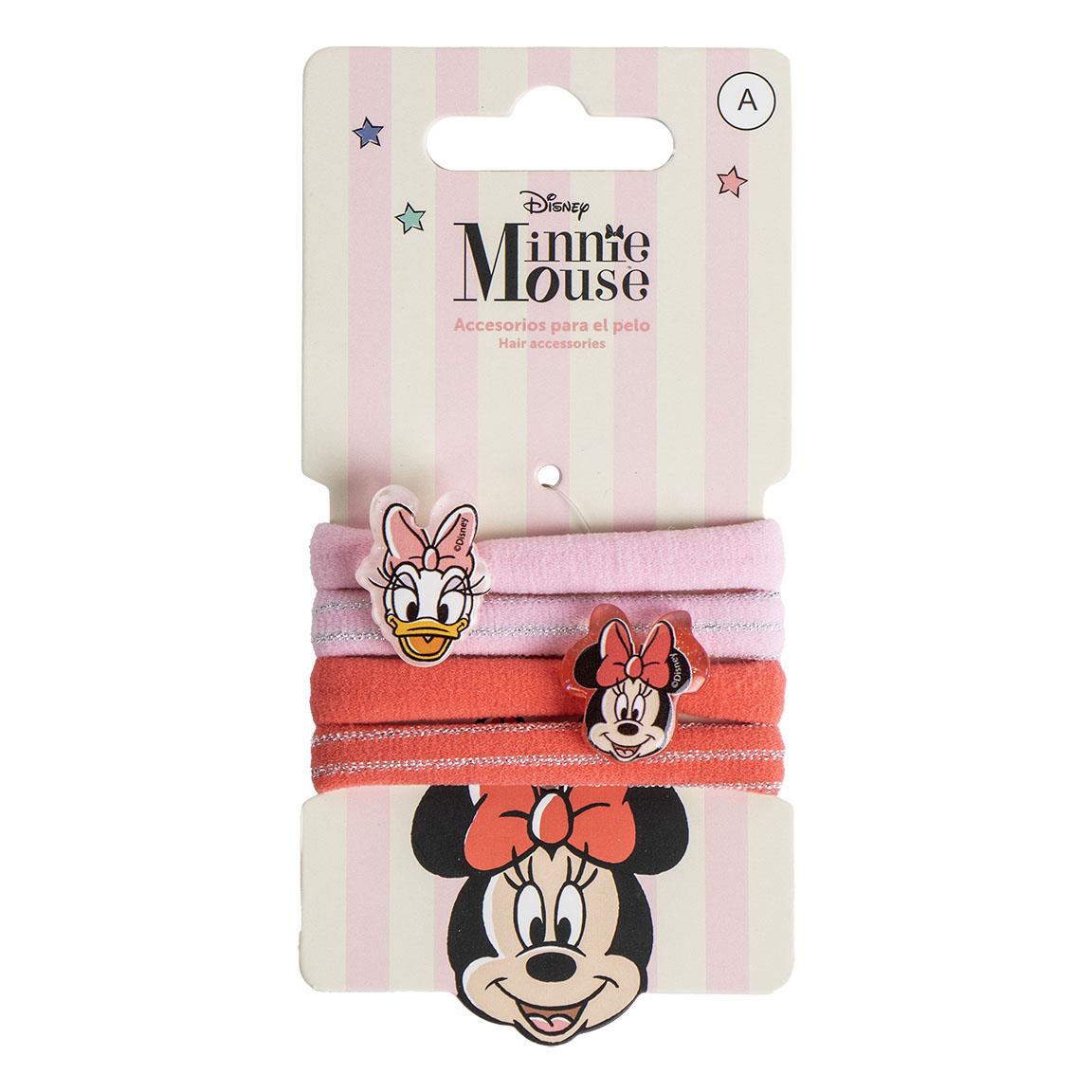 Minnie Mouse Elastic Ponytail Holders (pack of 4) - Anilas UK